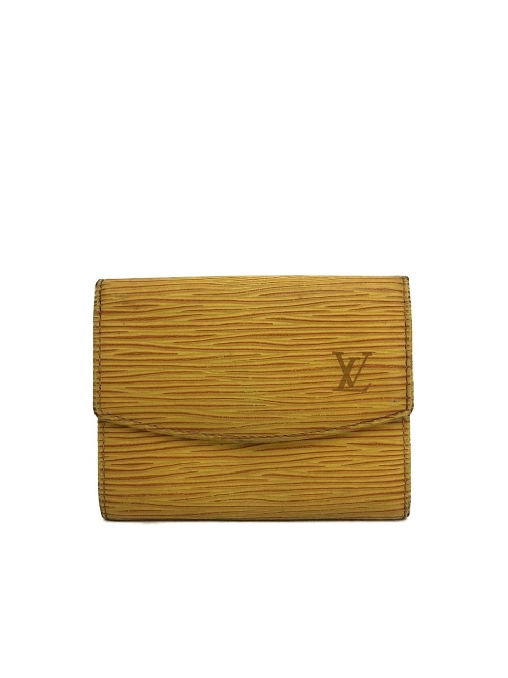Louis Vuitton Epi Porte Mannaie Simple Leather Coin Purse Wallet/